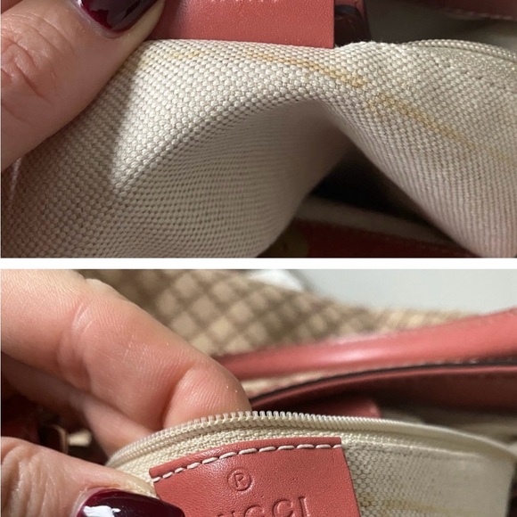 Authentic Gucci Diamanté Canvas Sukey Bag - Picture 10 of 10